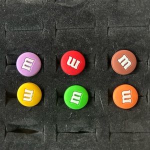 M&M Croc Charm Jiblitz set of 6